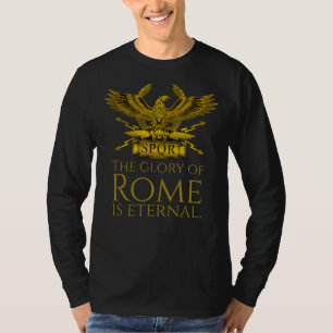 Camiseta Spqr Roman Legionary Eagle A Glória De Roma É