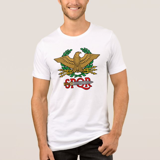 Camiseta SPQR Senatus Populusque Romanus (Frente)