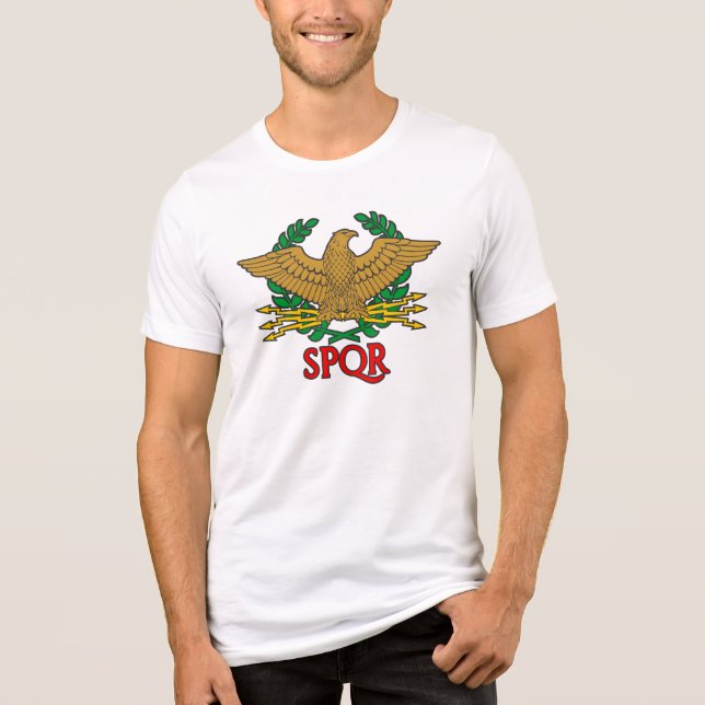 Camiseta SPQR Senatus Populusque Romanus (Frente)