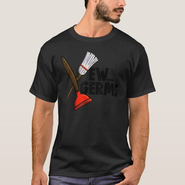 Camiseta Spray EW Germes Equipe de Limpeza Feminina (Frente)