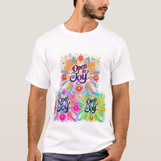 Camiseta Spread Positivity Boldly with Joyful Graphic 