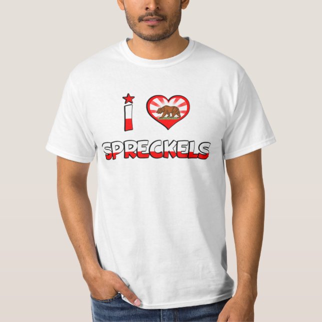Camiseta Spreckels, CA (Frente)