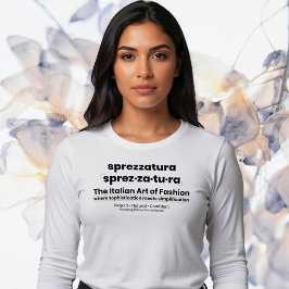 Camiseta SPREZZATURA : A ARTE ITALIANA DA MODA-BlackDeni