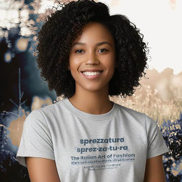 Camiseta SPREZZATURA: A ARTE ITALIANA DA MODA-BlueDenim