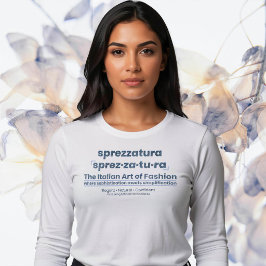 Camiseta SPREZZATURA: A ARTE ITALIANA DA MODA-BlueDenim