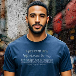 Camiseta SPREZZATURA: A ARTE ITALIANA DA MODA-BlueDenim