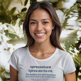 Camiseta SPREZZATURA: A ARTE ITALIANA DA MODA-DenimArt
