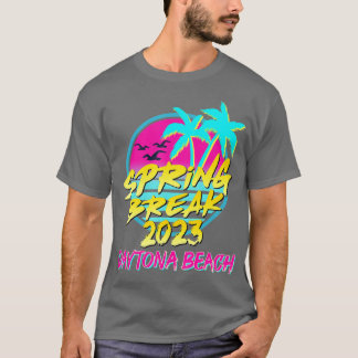 Camiseta Spring Break 2023 Florida 80s Retro Vintage Dayton