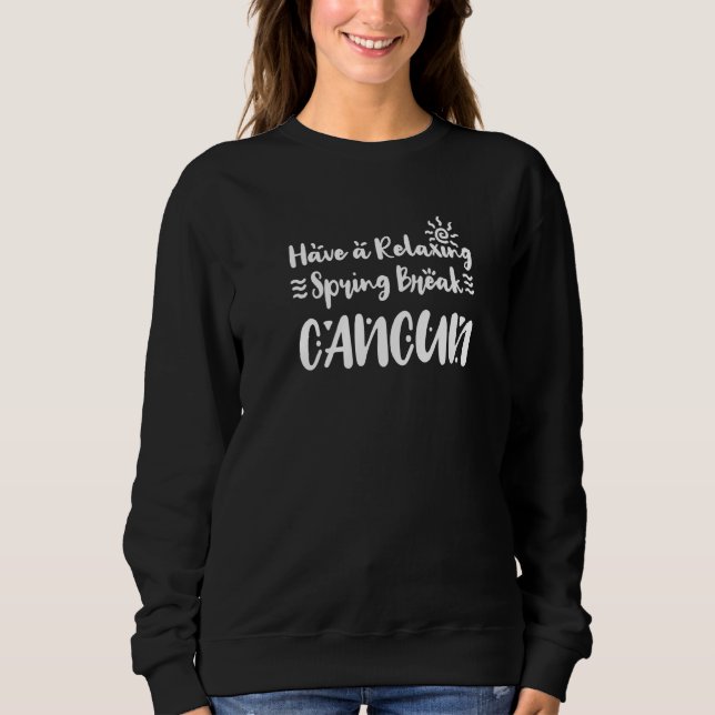 Camiseta Spring Break Cancun (Cancelamento de Primavera) Mo (Frente)