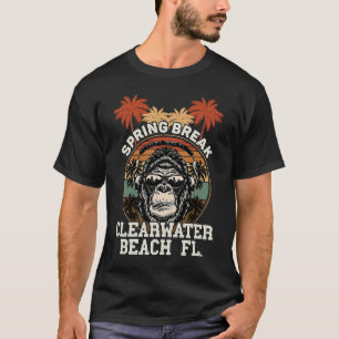 Camiseta Spring Break Clearwater Beach Fl Gorilla Headphone