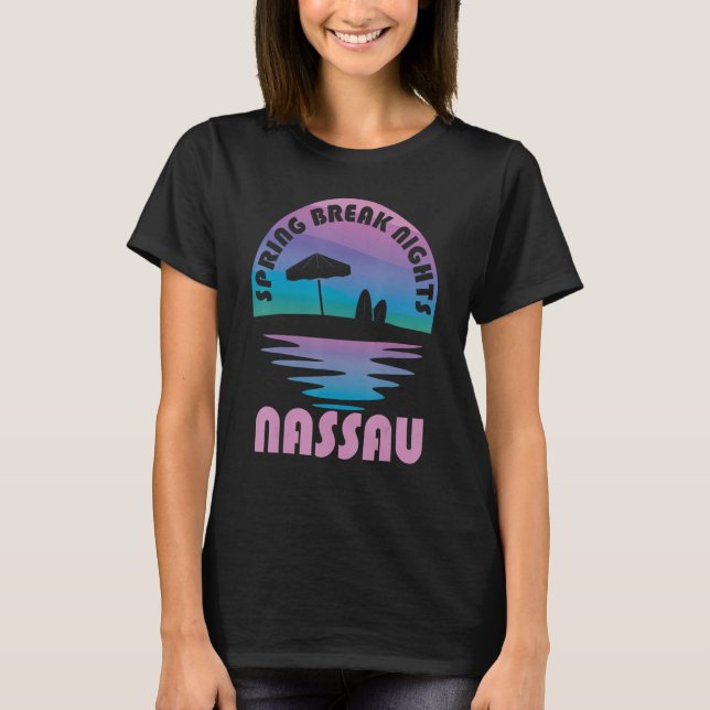 Camiseta Spring Break Nassau Sunset Vintage Matando Mulhere (Frente)