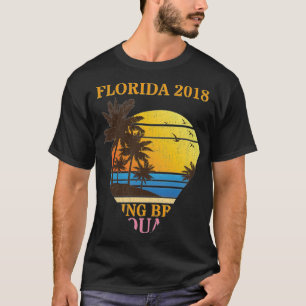 Camiseta Spring Break Party Crew Miami Florida 2018 -