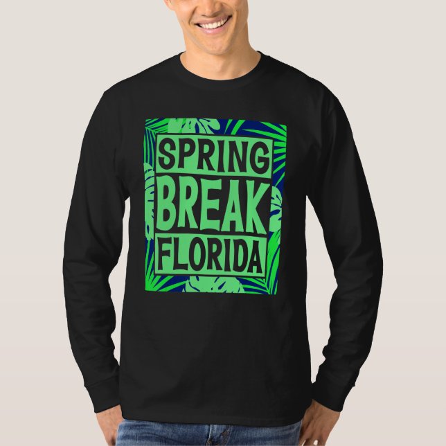 Camiseta Spring Break Senior Class Student School Trip Flor (Frente)