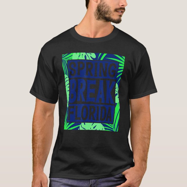Camiseta Spring Break Senior Class Student School Trip Flor (Frente)