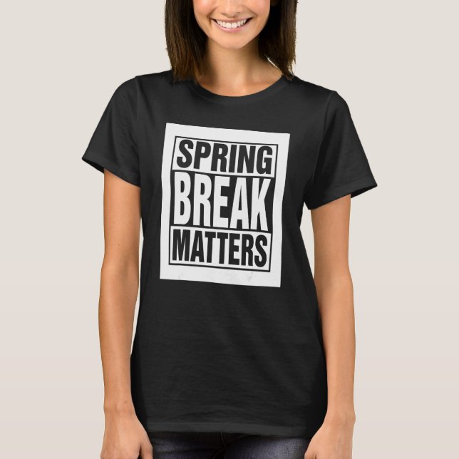 Camiseta Spring Break Senior Class Student School Trip Flor (Frente)