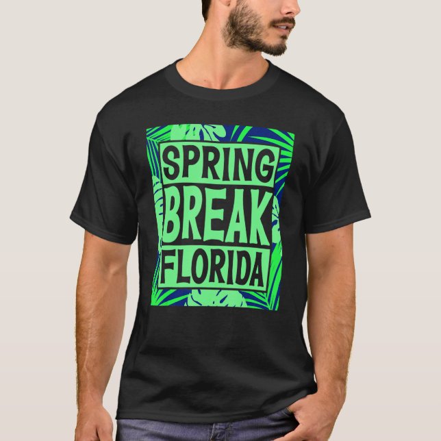 Camiseta Spring Break Senior Class Student School Trip Flor (Frente)