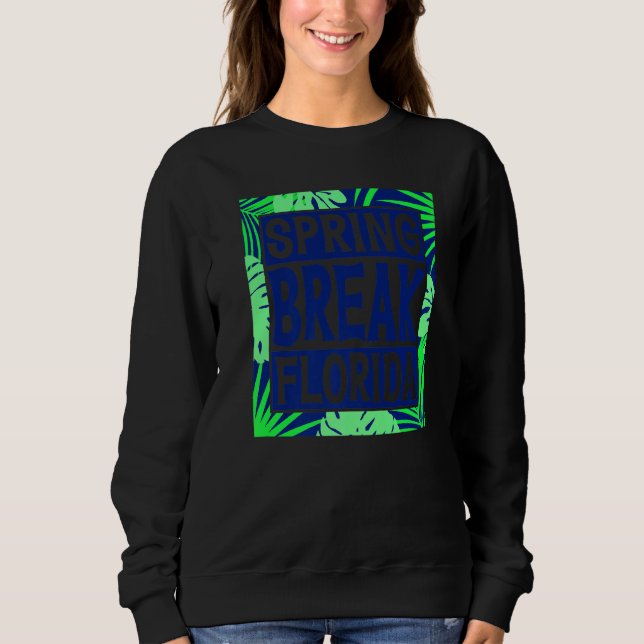 Camiseta Spring Break Senior Class Student School Trip Flor (Frente)
