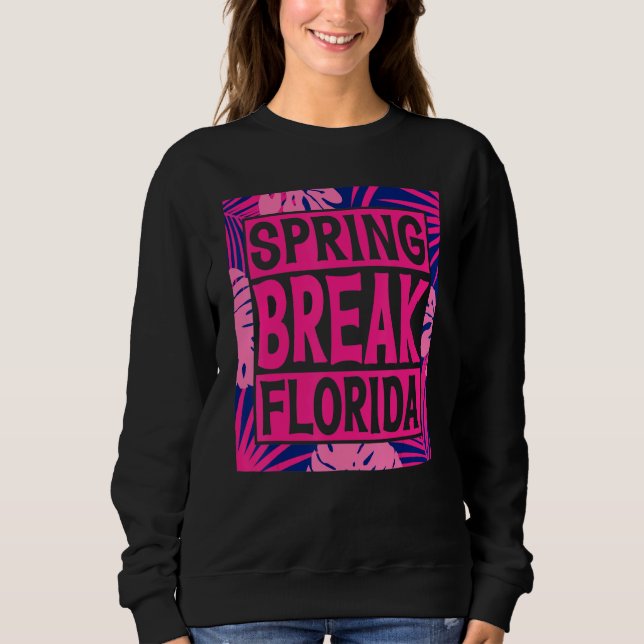 Camiseta Spring Break Senior Class Student School Trip Flor (Frente)