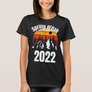 Camiseta Spring Break Squad 2022 Summer Trip Besties Reunio