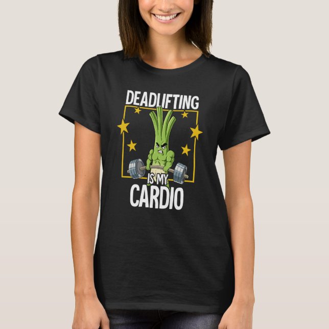 Camiseta Spring Onion Gym Weight Training Deadlift  1 (Frente)