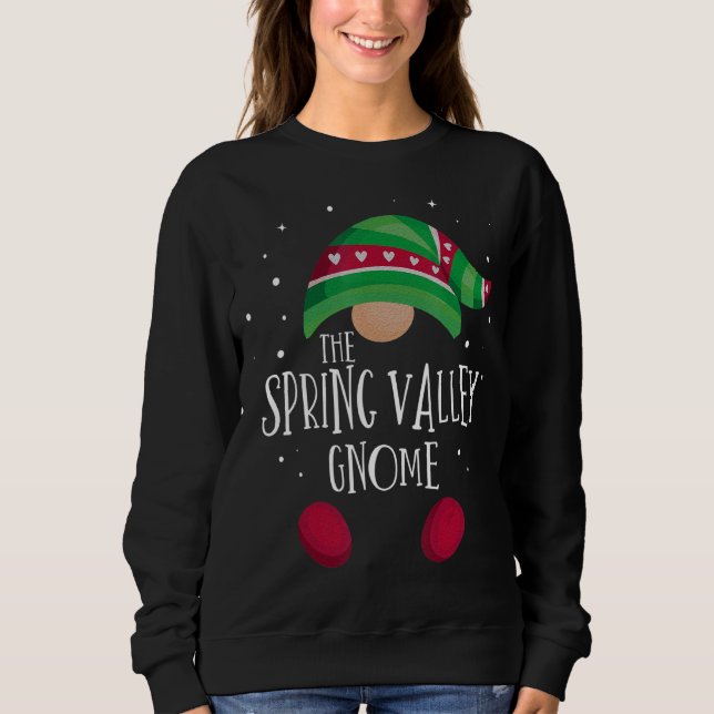 Camiseta Spring Valley Gnome Family Matching Christmas Paja (Frente)