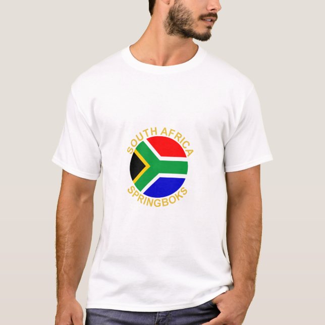 Camiseta Springboks da África do Sul (Frente)