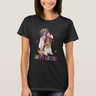 Camiseta Springer Spaniel Dog Cony Costume Rabbit Feliz Ea