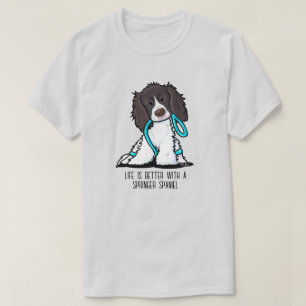Camiseta Springer Spaniel Life Is Better