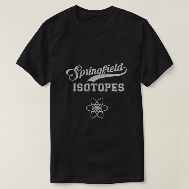 Camiseta Springfield Isotopes Vintage Distressed T Shirt121 (Frente do Design)