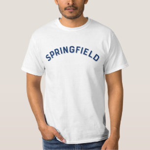 Camiseta Springfield, Massachusetts Vintage Arch