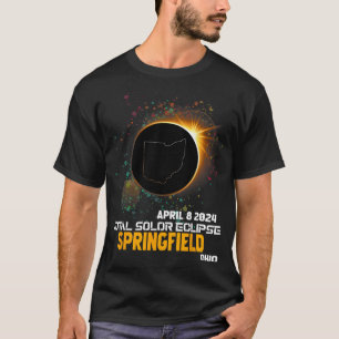 Camiseta Springfield Ohio Total Solar Eclipse 2024 1