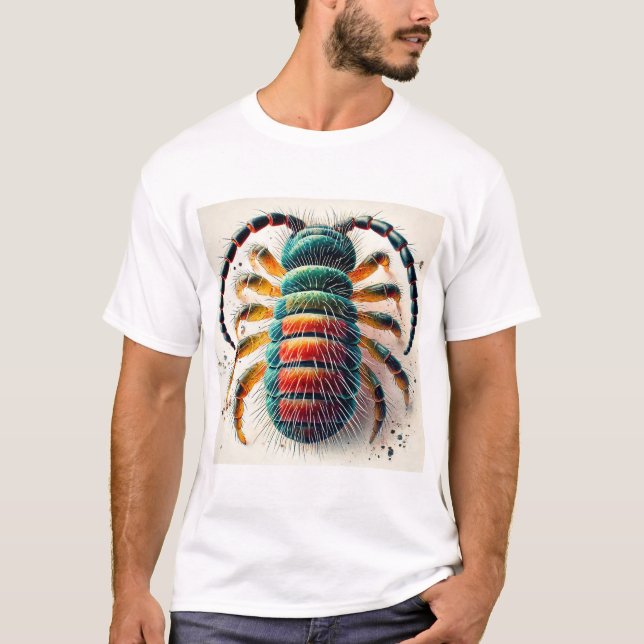 Camiseta Springtail insect 120924IREF251 - Watercolor (Frente)