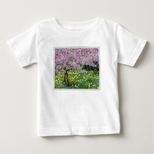 Camiseta Springtime no Jardim de Claude Monet (Frente)