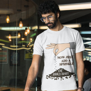 Camiseta Sprinkle Alguns BS dizendoDesign gráfico de Homens