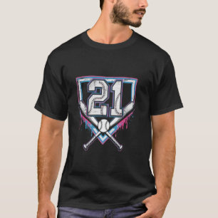 Camiseta Sprinkle de Sorvete de Casa de Beisebol de Anivers
