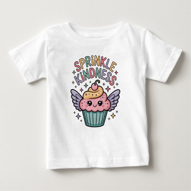 Camiseta Sprinkle Kindness | Cupcake (Frente)
