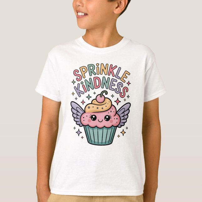 Camiseta Sprinkle Kindness | Cupcake (Frente)