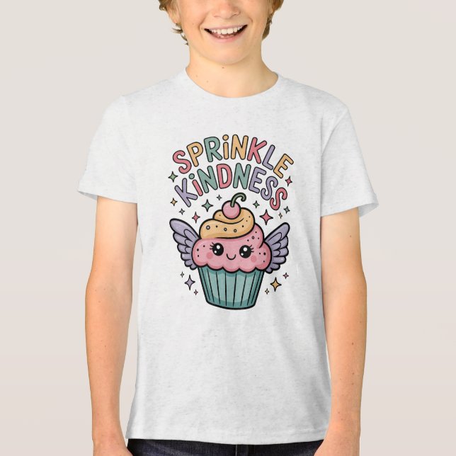 Camiseta Sprinkle Kindness | Cupcake (Frente)