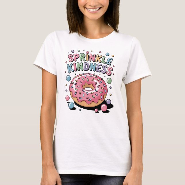 Camiseta Sprinkle Kindness | Rosquinha feminina (Frente)