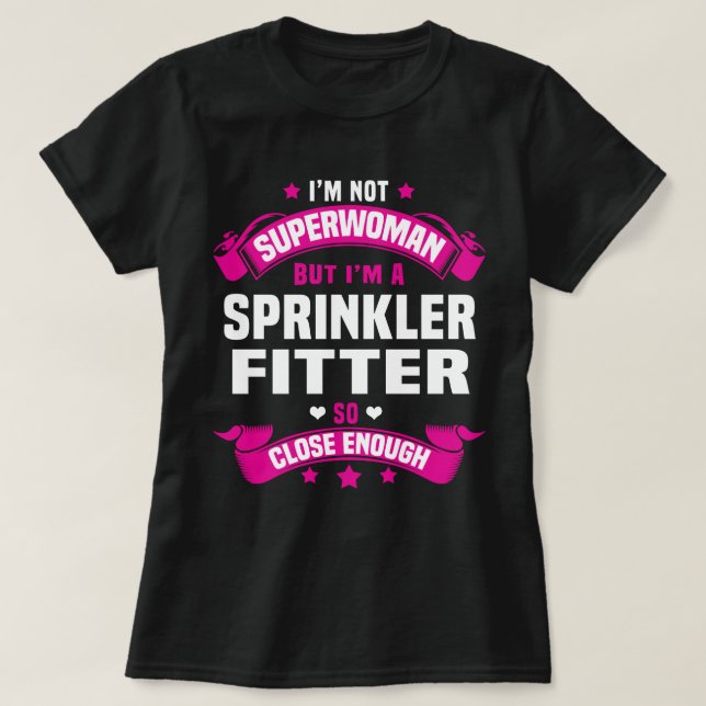 Camiseta Sprinkler Fitter (Frente do Design)