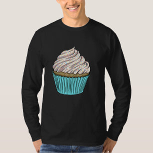 Camiseta Sprinklers de Cup Cakes de Cereja Mulheres Assand