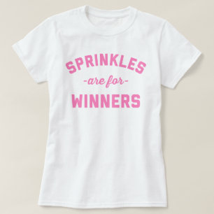 Camiseta Sprinkles é para citações engraçadas dos