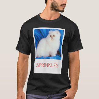 Camiseta Sprinkles O Gato Angela Divertido