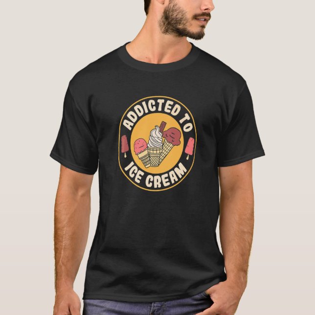 Camiseta Sprinkles Viciados em Sorvete (Frente)