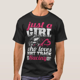 Camiseta Sprint Car Lover Apenas Uma Menina Que Ama A Faixa