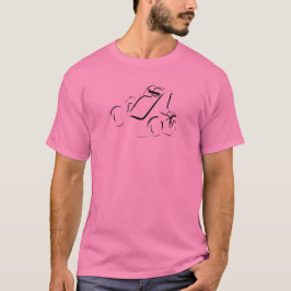 Camiseta Sprintcar 01 Black on Pink Front