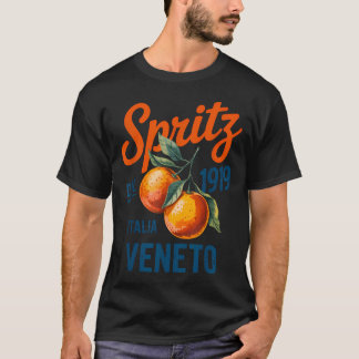 Camiseta Spritz Veneto Dal 1919 Itália Vinho Laranja Vintag