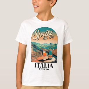 Camiseta Spritz Veneto Itália Vinho Laranja Vintage Cauda 2