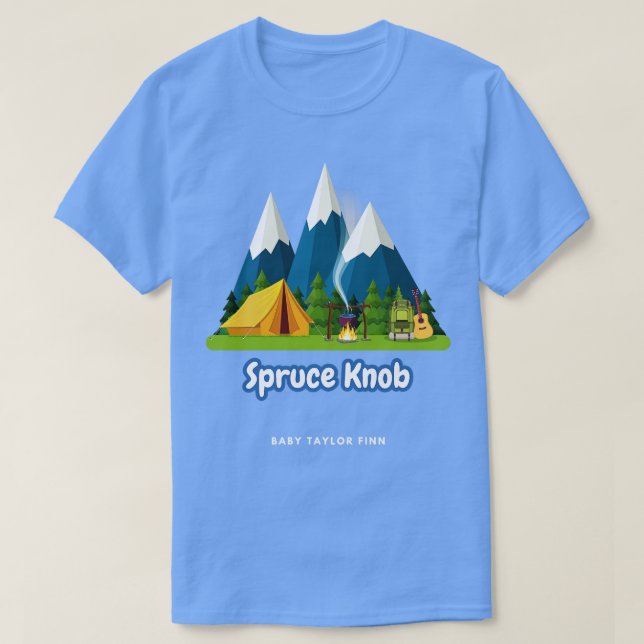 Camiseta Spruce Knob (Frente do Design)
