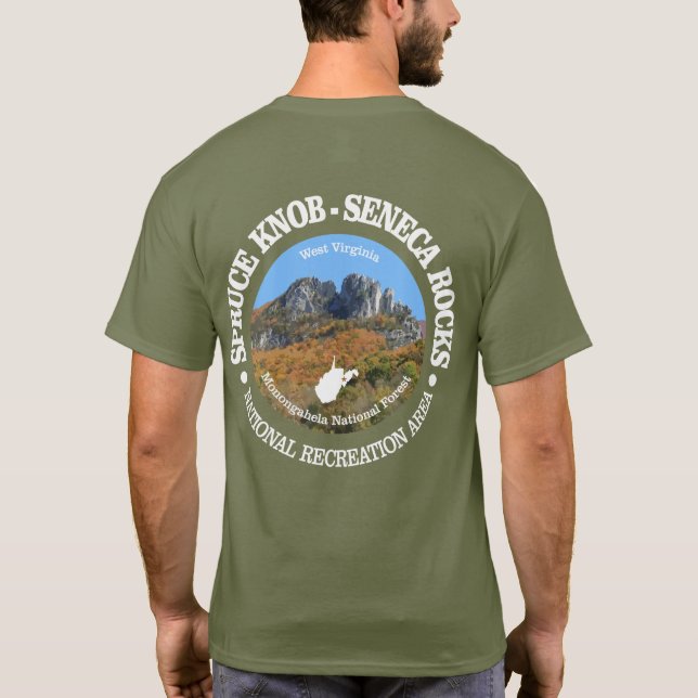Camiseta Spruce Knob - Seneca Rocks ARN (Verso)